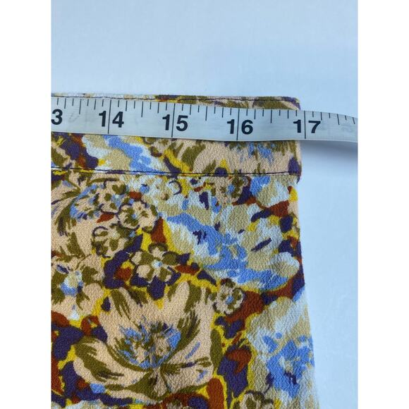 Free People Nadia Floral Ruffle Mini Skirt Women's Size 12 - Picture 7 of 9